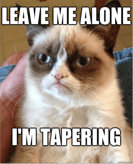 Tapering Grumpy Cat
